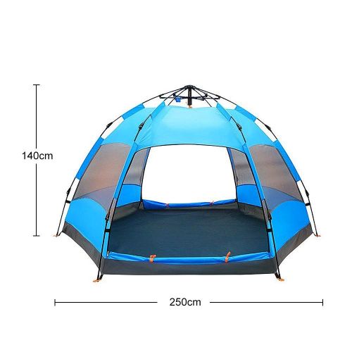  DOOK Easy Set Up Beach Tent with SPF UV 50+ Protection, Beach Sun Shelter for Family Trip, Portable 4 Person POP UP Beach Umbrella Beach Shade for Camping Sports Fishing