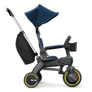 Doona Liki Trike S3, Royal Blue - 5-in-1 Compact, Foldable Tricycle - Suitable for Toddlers 10 to 36 Months