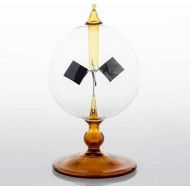 [아마존베스트]DORAMI Orange Solar Power Radiometer Crookes Solar Energy Spinning Vanes Windmill Gift Home Desk Decoration