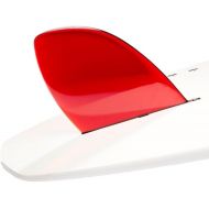 Dorsal Rudder Surf SUP Longboard Surfboard Fins (D-Fin) - Red