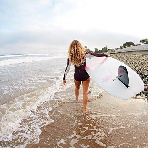  Dorsal Rudder Surf SUP Longboard Surfboard Fins (D-Fin) - Red