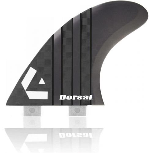  Visit the DORSAL Store DORSAL Carbon Hexcore Thruster Surfboard Fins (3) Honeycomb FCS Base Black