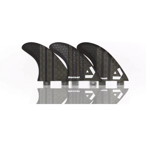  Visit the DORSAL Store DORSAL Carbon Hexcore Thruster Surfboard Fins (3) Honeycomb FCS Base Black