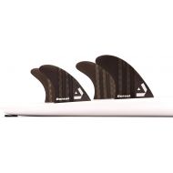 Visit the DORSAL Store DORSAL Carbon Hexcore Quad Surfboard Fins (4) Honeycomb FCS Base Black