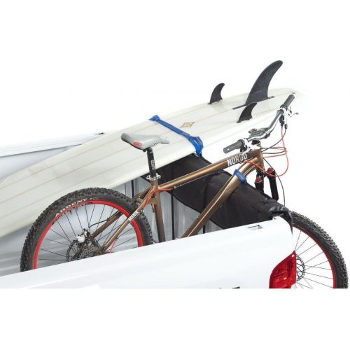  [아마존베스트]DORSAL Sunguard (No Fade) Full Size Truck Tailgate Pad Black Surf Bike for Surfboard Bicycle Payload