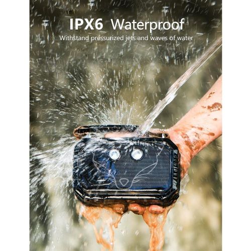  [아마존베스트]DOSS Wireless Portable Bluetooth Speakers with Waterproof IPX6, 20W Stereo Sound and Bold Bass, 12H Playtime, Durable for Phone，Tablet, TV, Gift ideas-Black