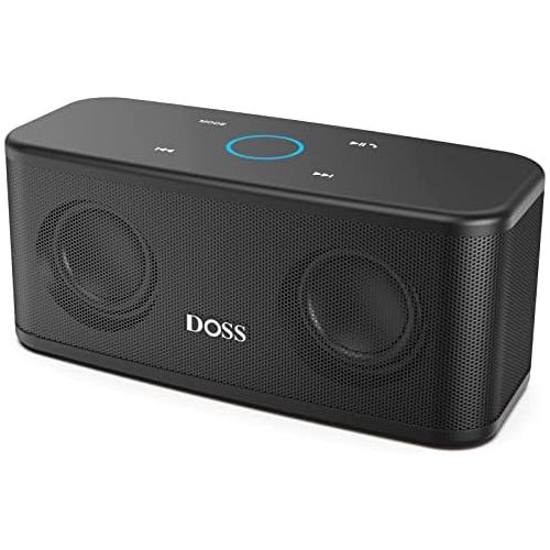  Bluetooth Speaker, DOSS SoundBox Plus Portable Wireless Bluetooth Speaker with 16W HD Sound and Deep Bass, Wireless Stereo Pairing, 20H Playtime, Wireless Speaker for Home, Outdoor