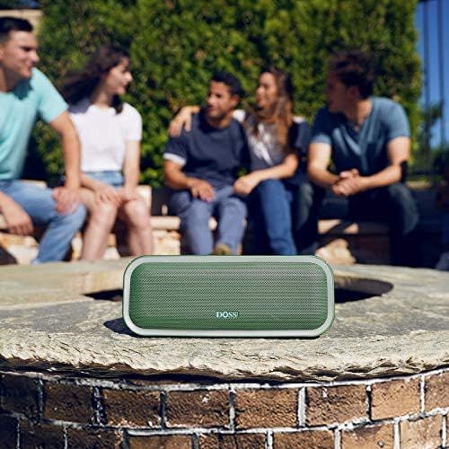  Bluetooth Speaker, DOSS SoundBox Pro+ Wireless Bluetooth Speaker with 24W Impressive Sound, Booming Bass, IPX5 Waterproof, 15Hrs Playtime, Wireless Stereo Pairing, Mixed Colors Lig