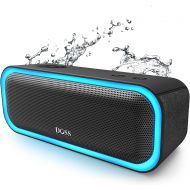 [아마존베스트]Bluetooth Speakers, DOSS SoundBox Pro Portable Wireless Bluetooth Speaker with 20W Stereo Sound, Active Extra Bass, Wireless Stereo Pairing, Multiple Colors Lights, IPX5, 20 Hrs Ba