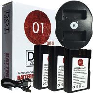 DOT-01 3X Brand 1800 mAh Replacement Nikon EN-EL9 Batteries Dual Slot USB Charger Nikon D3000, D5000, D40, D40x, D60, D3x Digital Camera Nikon ENEL9