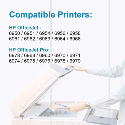  Double D 902xl Color Ink Cartridge Compatible Replacement for HP 902 902xl 902 XL (Upgrade Chip) for HP OfficeJet 6968 6978 6962 6958 6954 6960 6970 6950 6979 6951 Printer (3-Pack)