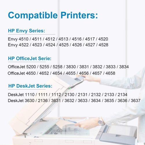 DOUBLE D 63XL Black Ink Cartridge Remanufactured Replacement for HP 63 XL 63XL for Envy 4520 4512 OfficeJet 3830 4650 5255 5258 4650 Deskjet 1112 1110 3634 3639 3632 Printer (1 Bla