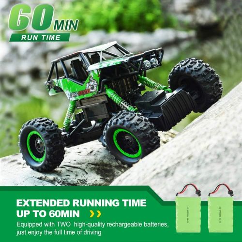  DOUBLE E RC Car 1:12 Remote Control Car Monster Trucks with Head Lights 4WD Off All Terrain RC Car Rechargeable Vehicles