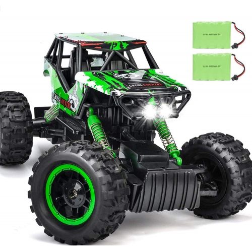  DOUBLE E RC Car 1:12 Remote Control Car Monster Trucks with Head Lights 4WD Off All Terrain RC Car Rechargeable Vehicles