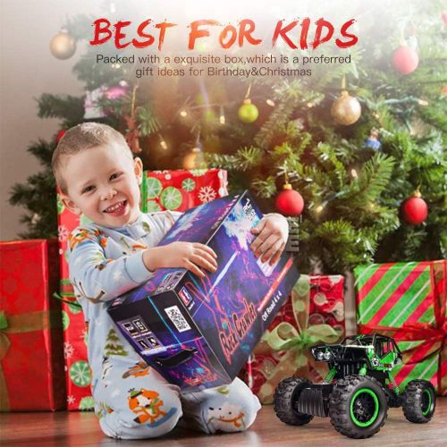  DOUBLE E RC Car 1:12 Remote Control Car Monster Trucks with Head Lights 4WD Off All Terrain RC Car Rechargeable Vehicles