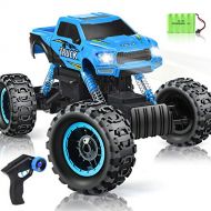 DOUBLE E RC Car Newest 1/12 Scale Remote Control Car, 2.4Ghz Off Road RC Trucks with Rechargeable Battery Dual Motors Off Road RC Truck Play Electric Toy Car High Speed Racing Car for All A