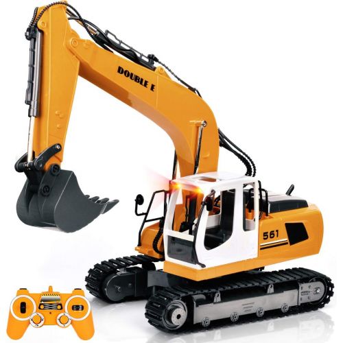  DOUBLE E 17 Channel Remote Control RC Fork Excavator, Construction Grapple Fork Tractor