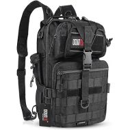 Tactical Backpack Medium EDC DayPack Military Molle Backpacks Bag Outdoor Rucksack for Fishing Hunting Camping (Black)