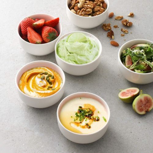  [아마존베스트]DOWAN 10 Ounces Porcelain Bowls Set, 6 Packs, Small Bowls, Ceramic White Bowls for Kitchen, Dessert Bowls for Ice Cream, Small Serving Bowls for Dipping, Rice, Prep, Side Dishes,Ce