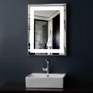 DP Home Vertical LED Bathroom Silvered Mirror with Touch Button/24 Inch x 32 Inch (E-CK168)