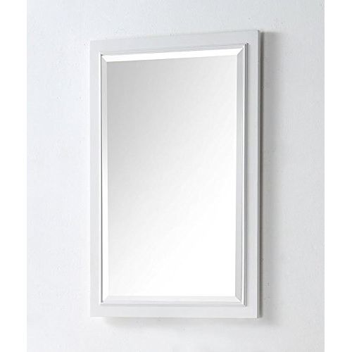  DP Home Textiles 24 x 36 In vertical or horizontal Bathroom Decor Mirror with White Frame (E-6000-WM)