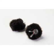 DPA Microphones AIR1 Universal Miniature Fur Windscreen (2-Pack, Small, Black)