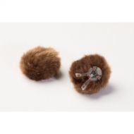 DPA Microphones AIR1 Universal Miniature Fur Windscreen (2-Pack, Small, Brown)