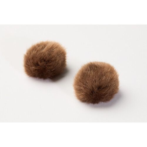  DPA Microphones AIR1 Universal Miniature Fur Windscreen (2-Pack, Small, Brown)