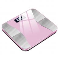 DPPAN Smart Bluetooth Body Fat Scale, USB Charging Digital Body Weight Bathroom Scale,Pink