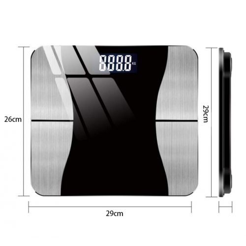  DPPAN Smart Bluetooth Body Fat Scale, USB Charging Digital Body Weight Bathroom Scale,Pink
