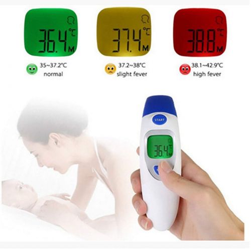  DPPAN Professional Forehead Thermometer, Digital Baby Thermometer,Non Contact Infrared Thermometer for Babies, Kids, Toddlers and Adults,Blue