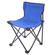 DPPAN Compact Portable Foldable Camp Camping Chair, Comfortable Supports 250 lbs with Storage Pouch for Hiking Outdoor Fishing The Park Sport,Blue_Small