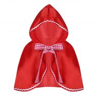 DPois dPois Toddler Kids Girls Red Little Riding Hood Cloak Cape Halloween Cosplay Party Fancy Dress Up