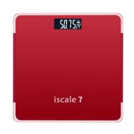 DQIDH Home Electronic Scale Classic Weight Scale Electronic Body Scale Adult Health Human Body Weighing Backlight Display Ultra-Thin,Red