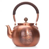 DR Kettles DR - Kettles Cast Copper Boiling Teapot Home 1300ML Large Capacity Electric Ceramic Stove Kettle Burning Teapot Anti-scalding Beam Cast Copper Pot