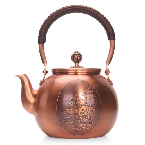  DR Kettles DR - Kettles Cast Copper Boiling Teapot Home 1300ML Large Capacity Electric Ceramic Stove Kettle Burning Teapot Anti-scalding Beam Cast Copper Pot