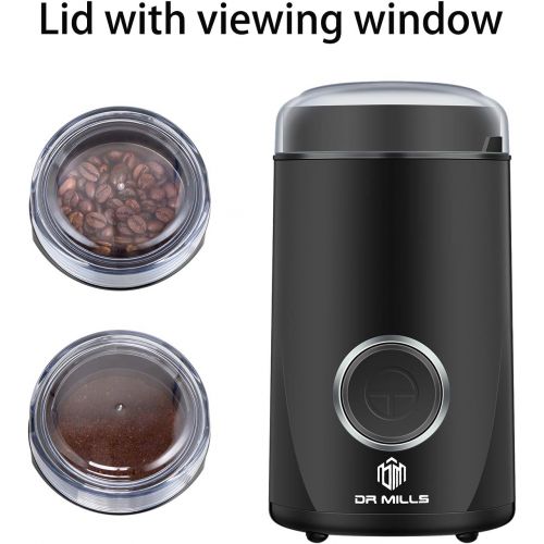  DR MILLS DM-7441 Electric Dried Spice and Coffee Grinder, Blade & cup made with SUS304 stianlees steel