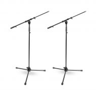 DR Pro},description:Package of two. Basic tripod microphone stand with telescoping boom. Boom is 19