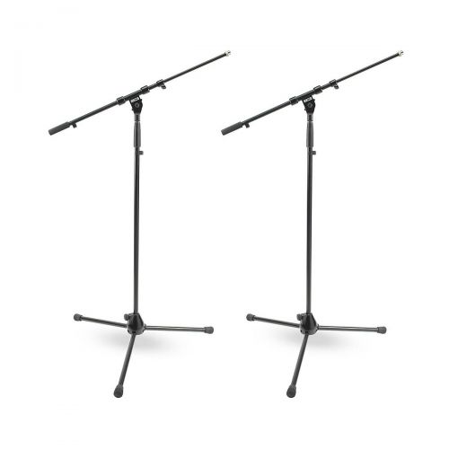  DR Pro},description:Package of two. Basic tripod microphone stand with telescoping boom. Boom is 19