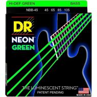 DR Strings NEON Hi-Def Green Bass SuperStrings Medium 4-String