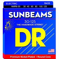 DR Strings Sunbeam - Nickel Plated Round Core 6 String Bass 30-125