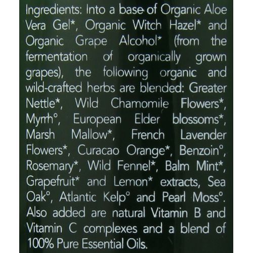  DR. ALKAITIS Organic Herbal Toner, 4 fl. oz.