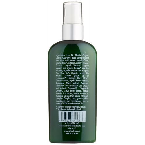  DR. ALKAITIS Organic Purifying Facial Cleanser, 4 fl. oz.