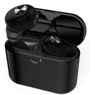 [아마존 핫딜]  [아마존핫딜]DR.VIVA True Wireless Earbuds, Bluetooth 5.0 Headphones TWS Earbuds Mini in-Ear Sport Earphones for Running 3D Stereo Sound Noise Canceling Earbuds with Built-in Mic and Charging Case for