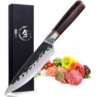 DRAGON RIOT Chef Knife Professional Kitchen Cooking Knives High Carbon Steel Japanese Chefs Knife Meat and Vegetable Cooking Knife for Home Restaurant (5.0)