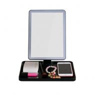 DRAGON SONIC Makeup Vanity Mirror with LED Lights, 360¡a Adjustable Rotation Cosmetic Mirror