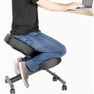 [아마존 핫딜]  [아마존핫딜]DRAGONN Ergonomic Kneeling Chair, Adjustable Stool for Home and Office - Improve Your Posture with an Angled Seat - Thick Comfortable Cushions