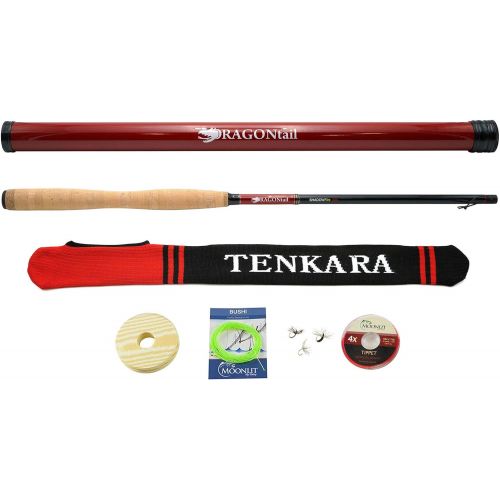  DRAGONtail Tenkara DRAGONtail Shadowfire 365 12 Tenkara Fly Fishing Rod