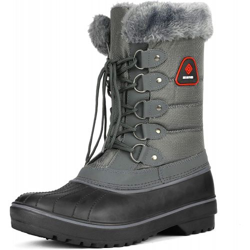  [아마존 핫딜] DREAM PAIRS Womens Warm Faux Fur Lined Mid Calf Winter Snow Boots