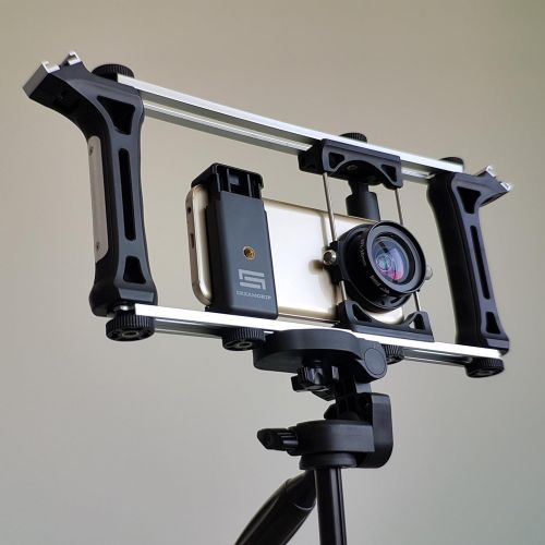 Super Lightweight Video Tripod DREAMGRIP 136EX-41 Universal Set with Original Track Connector for Mounting Rigs, Compatible for Any Smartphone (iPhone, Samsung, Pixel), and Any Act